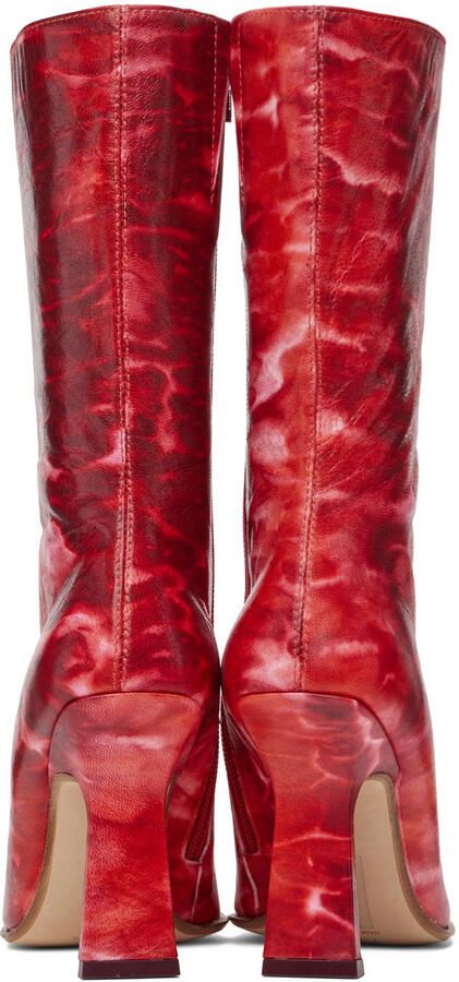 Miista Red Noor Boots - Picture 3