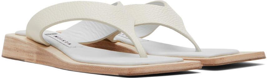 Miista White Valeria Sandals - Picture 3