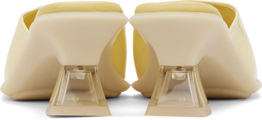 Miista Yellow Synthia Heeled Sandals