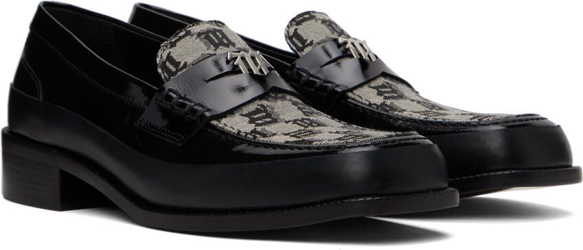 MISBHV Black & Beige Jacquard 'The Brutalist' Loafers - Picture 2