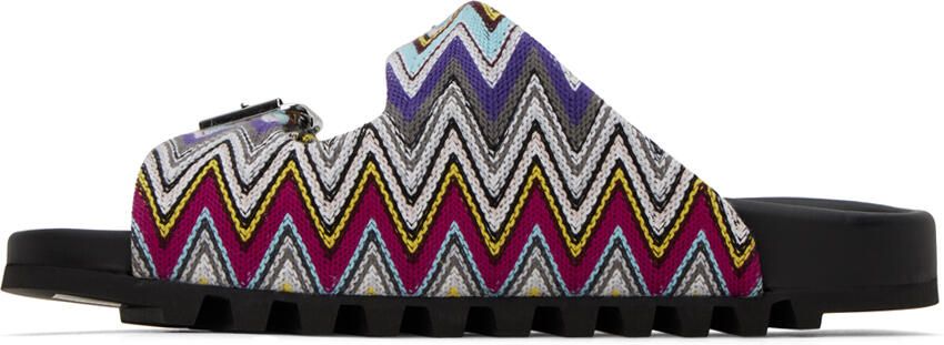 Missoni Multicolor Zig-Zag Sandals - Picture 3