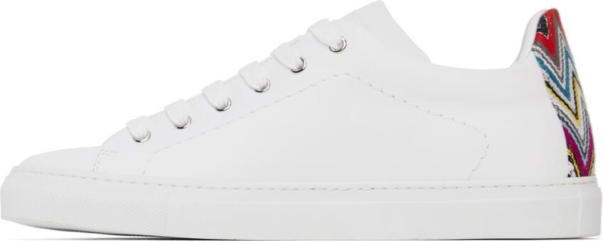 Missoni White Woven Sneakers - Picture 3