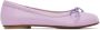 MM6 Maison Margiela Kids Purple Ballerina Flats - Thumbnail 1