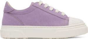 MM6 Maison Margiela Kids Purple Lace-Up Sneakers