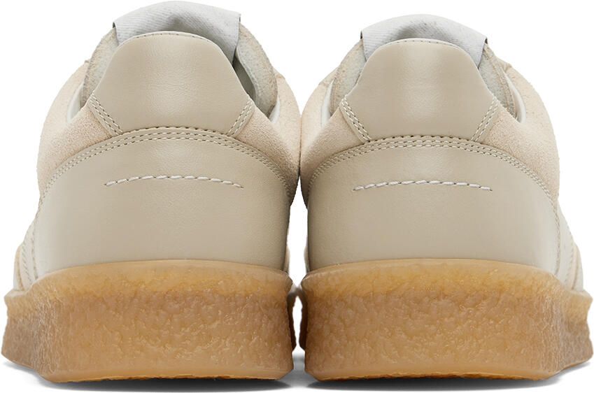 MM6 Maison Margiela Beige 6 Court Sneakers