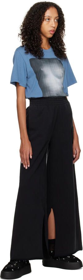 MM6 Maison Margiela Black 6 Platform Sneakers - Picture 4