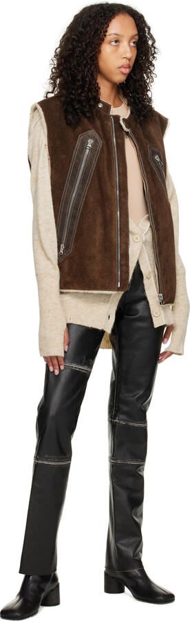 MM6 Maison Margiela Black Anatomic Boots - Picture 4