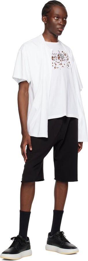 MM6 Maison Margiela Black Basketball Sneakers - Picture 4