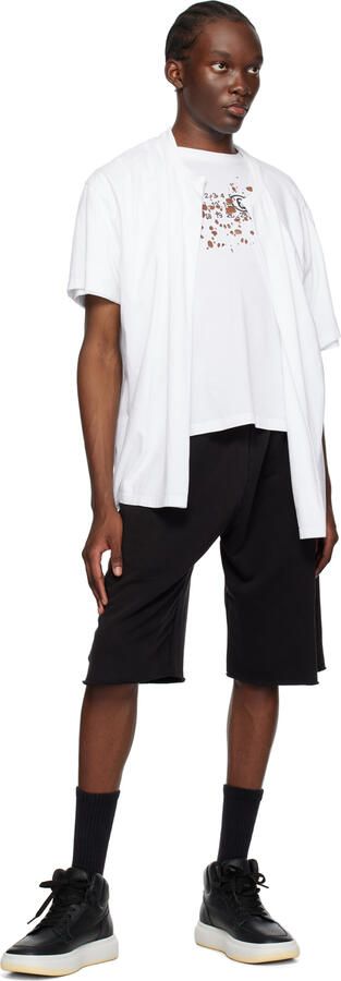 MM6 Maison Margiela Black Basketball Sneakers - Picture 4