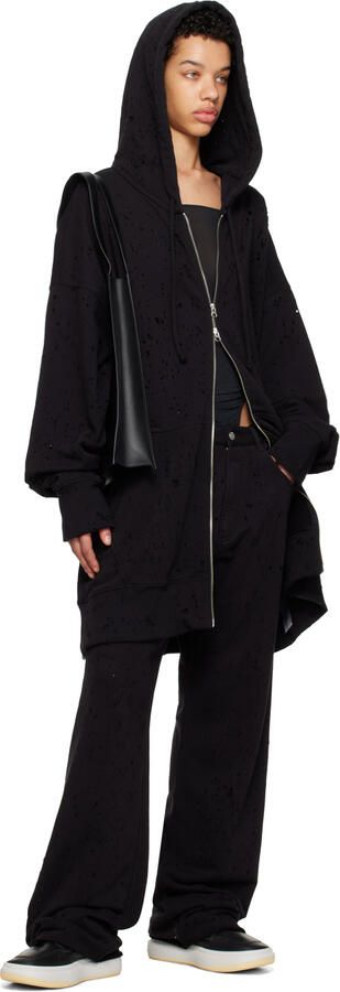 MM6 Maison Margiela Black Basketball Sneakers - Picture 4