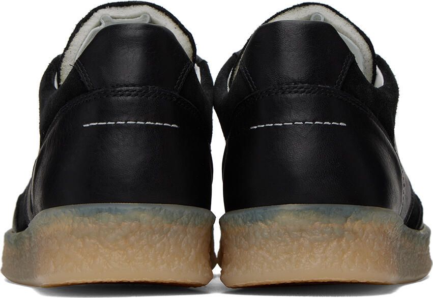 MM6 Maison Margiela Black Court Sneakers