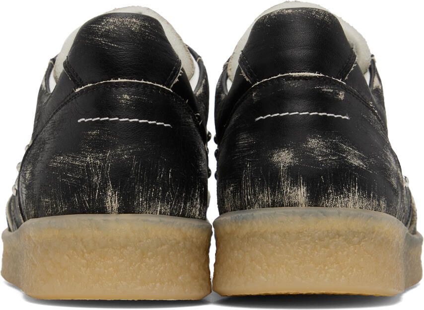 MM6 Maison Margiela Black Distressed Sneakers