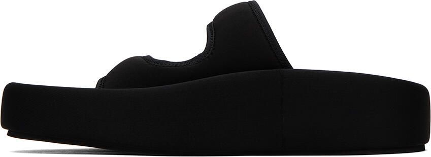 MM6 Maison Margiela Black Platform Sandals - Picture 4