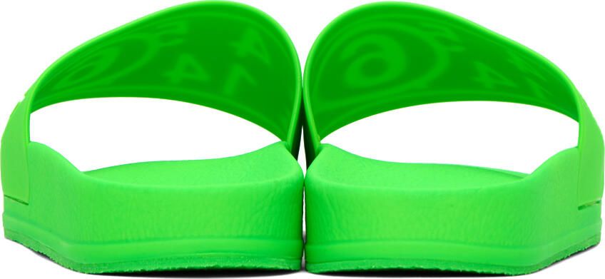 MM6 Maison Margiela Green Embossed Sandals - Picture 1