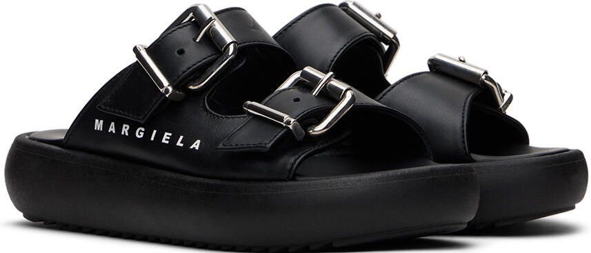 MM6 Maison Margiela Kids Black Buckle Sandals - Picture 3
