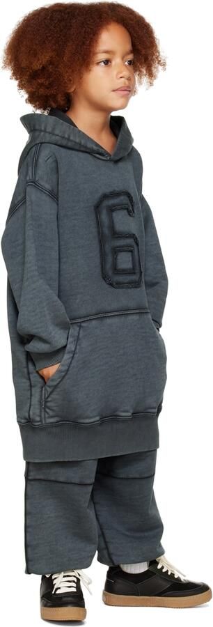 MM6 Maison Margiela Kids Black Low-Top Sneakers - Picture 4