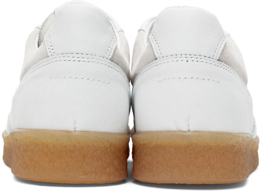 MM6 Maison Margiela Off-White 6 Court Sneakers