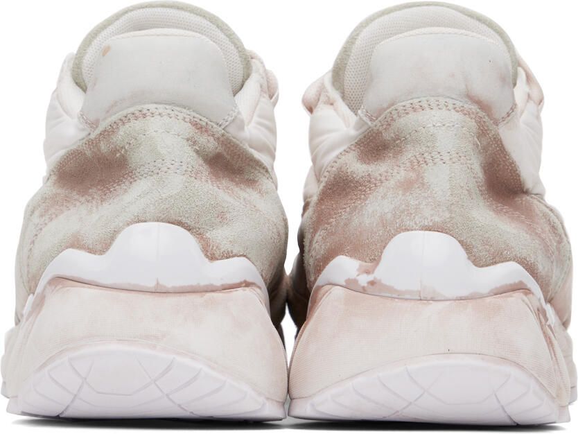 MM6 Maison Margiela Pink Distressed Sneakers