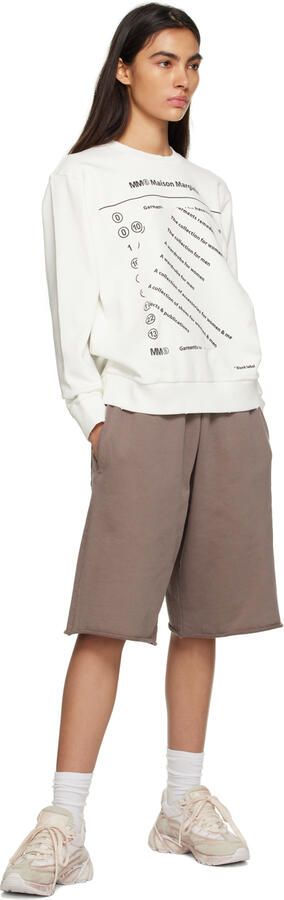 MM6 Maison Margiela Pink Smudged Sneakers - Picture 4