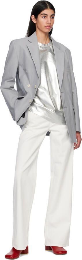 MM6 Maison Margiela Red Anatomic 45 Boots - Picture 4