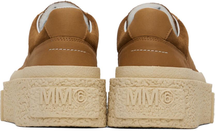MM6 Maison Margiela Tan Platform Sneakers
