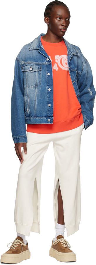 MM6 Maison Margiela Tan Platform Sneakers - Picture 4