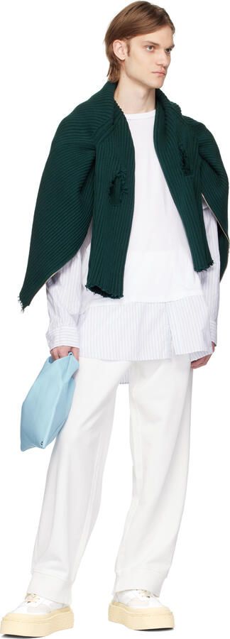 MM6 Maison Margiela White Platform Sneakers - Picture 4