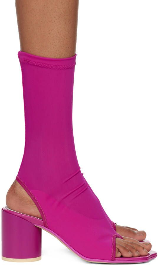 MM6 Maison Margiela Pink Sock Heels