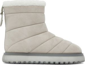 Moncler Beige Hermosa Snow Boots