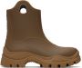 Moncler Brown Misty Rain Boots - Thumbnail 1