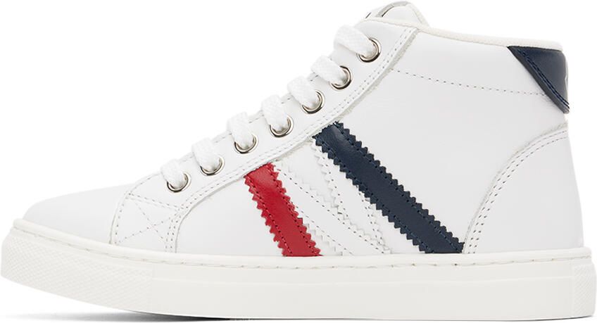Moncler Enfant Kids White Petit Monaco Sneakers - Picture 3
