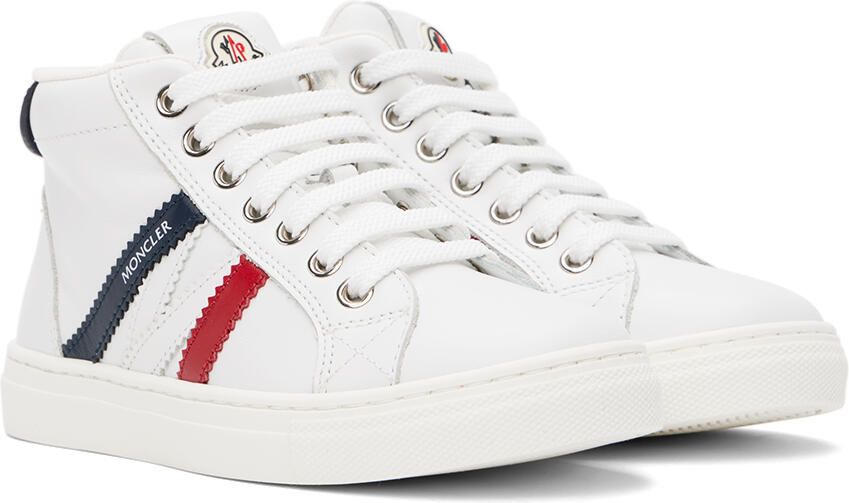 Moncler Enfant Kids White Petit Monaco Sneakers - Picture 2