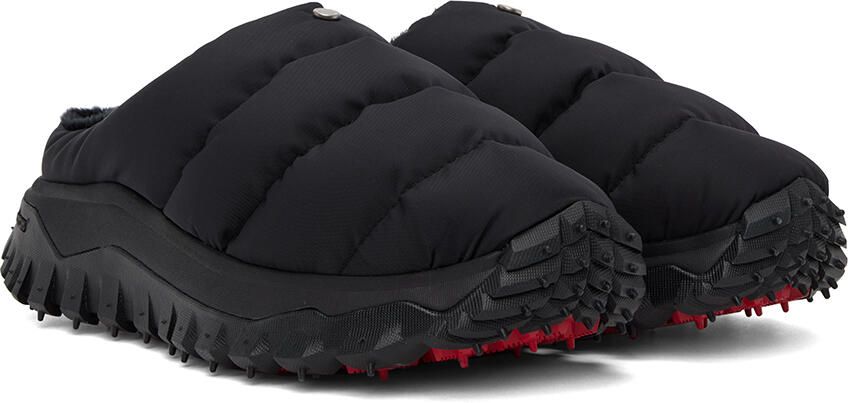 Moncler Genius 6 Moncler 1017 Alyx 9SM Black Trailgrip Après Mules - Picture 2