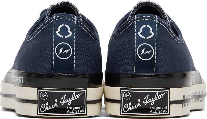 Moncler Genius 7 Moncler FRGMT Hiroshi Fujiwara Converse Navy Fraylor III Chuck 70 Sneakers - Picture 2