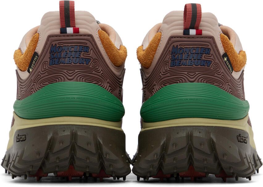 Moncler Genius Moncler Salehe Bembury Green Trailgrip Grain Sneakers