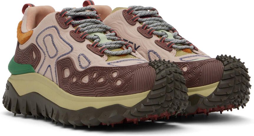 Moncler Genius Moncler Salehe Bembury Green Trailgrip Grain Sneakers - Picture 3