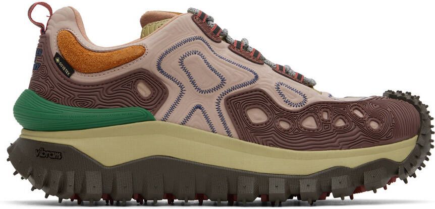 Moncler Genius Moncler Salehe Bembury Green Trailgrip Grain Sneakers - Picture 7