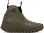 Moncler Khaki Aqua High Rain Boots - Thumbnail 1
