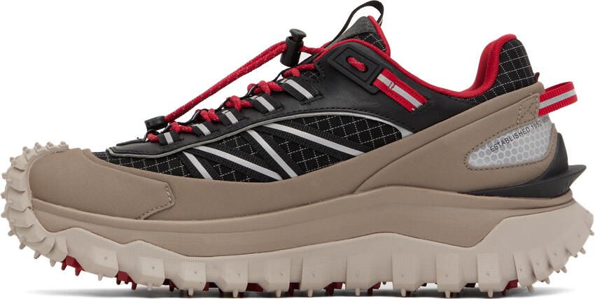 Moncler Black & Beige Trailgrip GTX Low Sneakers - Picture 3