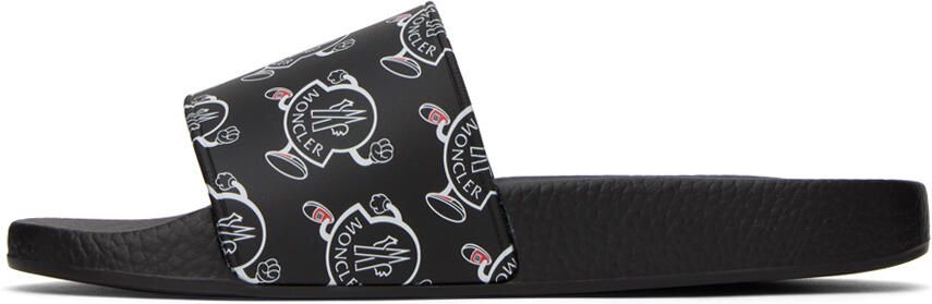 Moncler Black Basile Sandals - Picture 4