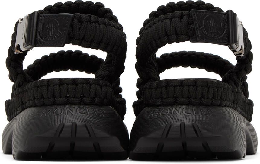 Moncler Black Belay Sandals