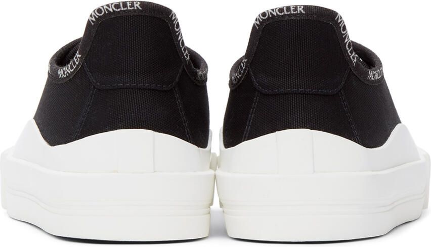 Moncler Black Canvas Glissiere Sneakers - Picture 2