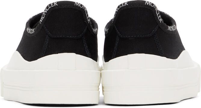 Moncler Black Canvas Glissiere Sneakers - Picture 4