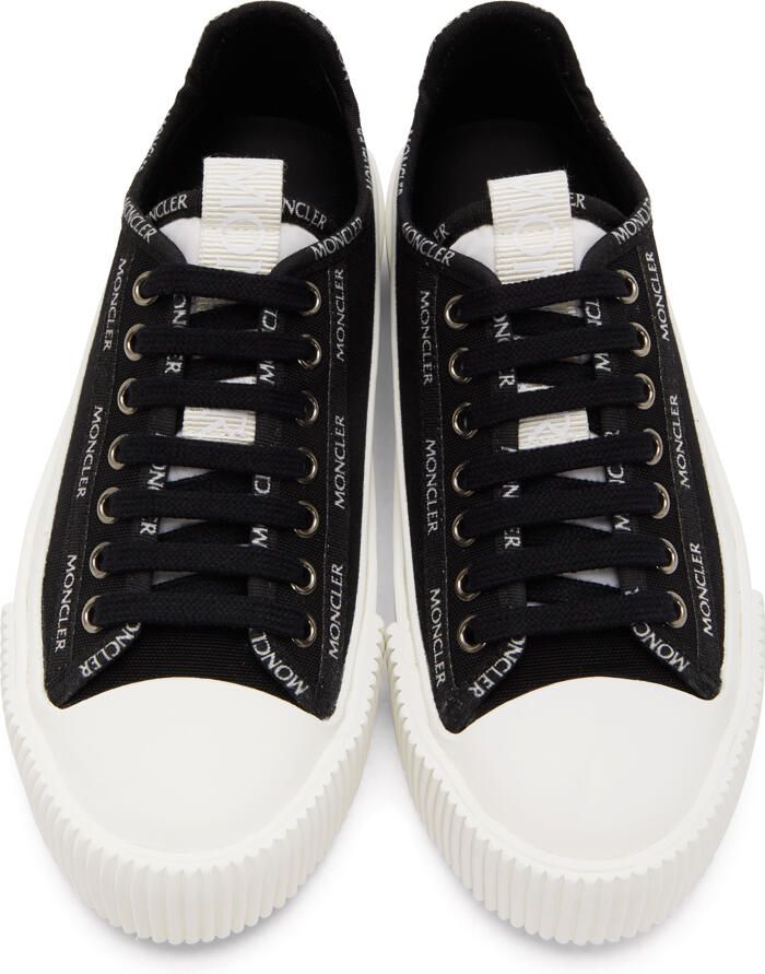 Moncler Black Canvas Glissiere Sneakers