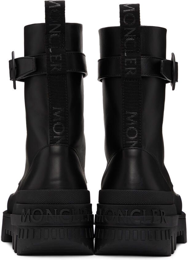 Moncler Black Carinne Lace-Up Boots - Picture 3