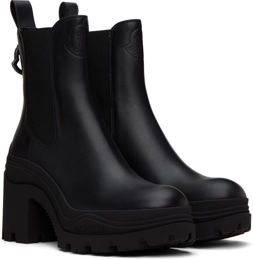 Moncler Black Envile Ankle Boots - Picture 3