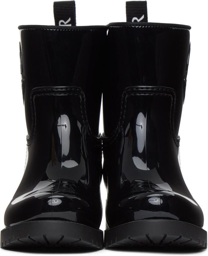 Moncler Black Ginette Rubber Boots - Picture 2