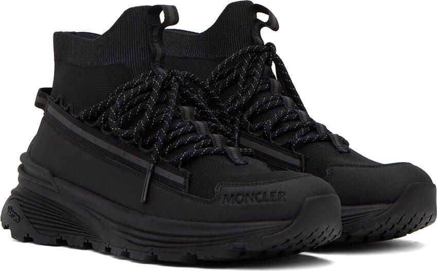 Moncler Black Monte Runner High Sneakers - Picture 2