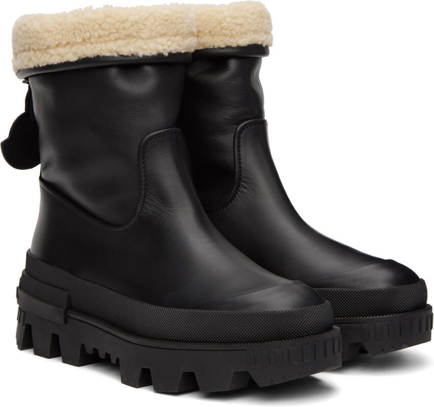 Moncler Black Moscova Ankle Boots