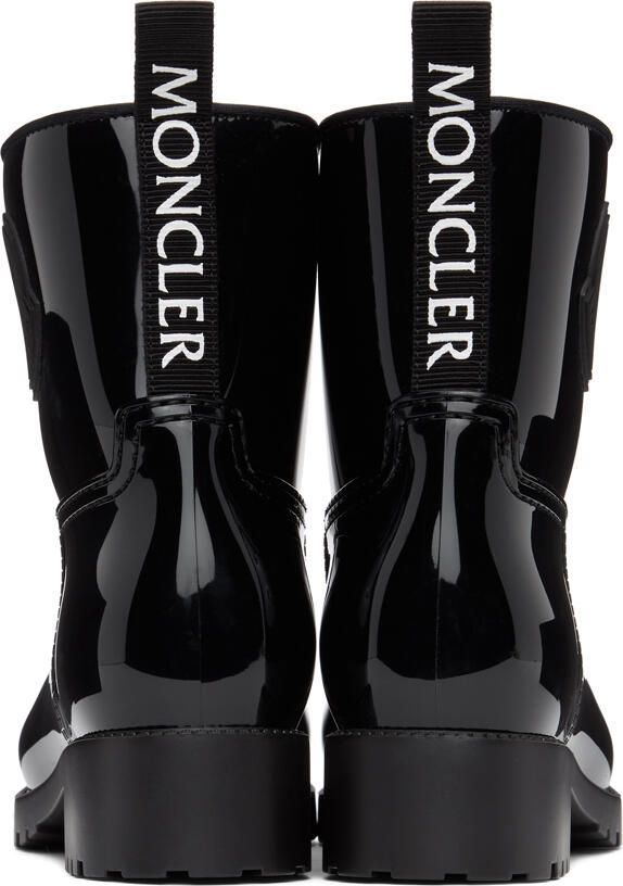 Moncler Black Rubber Ginette Boots - Picture 3